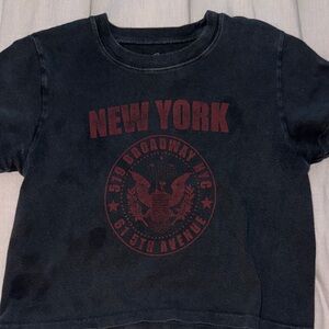 Brandy Melville Black Graphic Tee